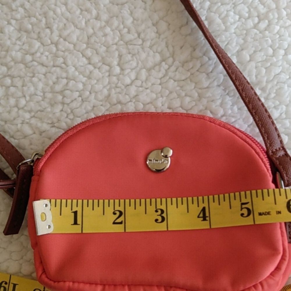 Mimosa Mini Crossbody – Orange – 3-Compartment Organizer - Picture 10 of 13